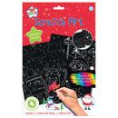 Christmas Scratch Art Sheets