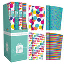 Brights Gift Wrap 3m Assorted