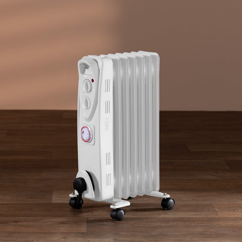Ayoub Radiator Daewoo Oil Filled Radiator 1500W with Timer – JAC Stores IOM