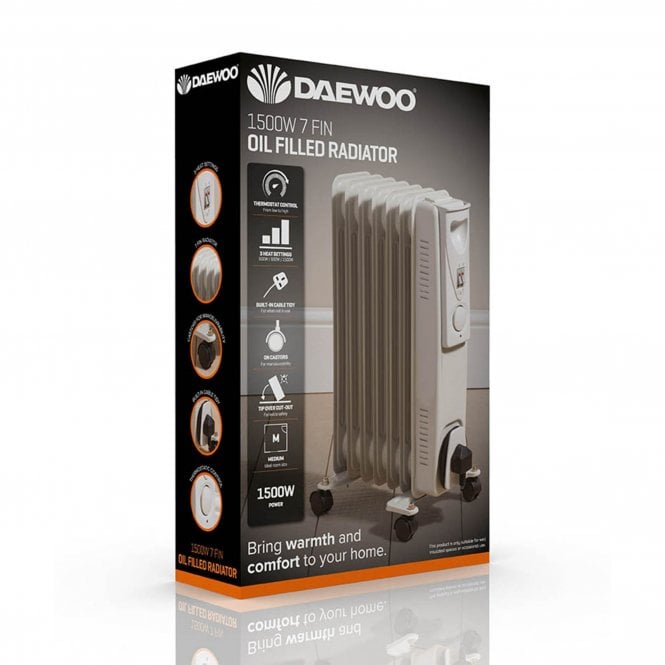 Daewoo Oil Filled Radiator 1500W