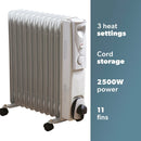 Daewoo Oil Filled Radiator 2.5kw