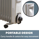 Daewoo Oil Filled Radiator 2.5kw