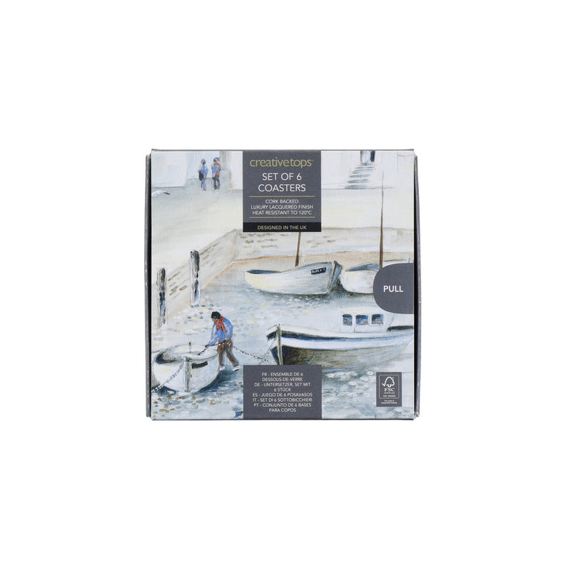 Cornish Harbour Coasters 6pk