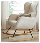 Marley Nursing Chair & Footstool - Off White