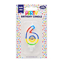 Birthday Candle - Number 6