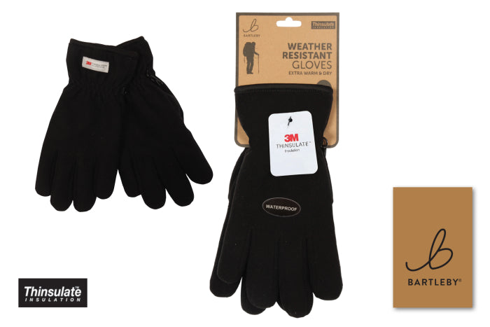 Weather Resistant Gloves - Black