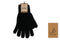 Mens Touch Screen Gloves - Black