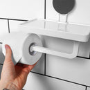 Toilet Roll Holder with Phone Shelf