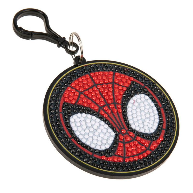 Crystal Art Bag Charm Kit - Spiderman