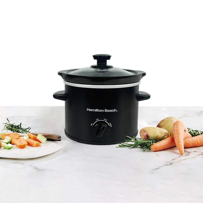 Hamilton Beach The Mighty Mini 1.8L Black Slow Cooker