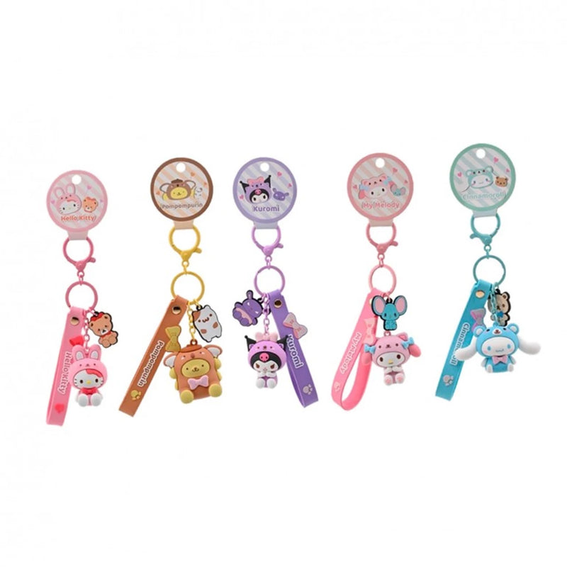 Hello Kitty Saniro Animal Keychain Assorted