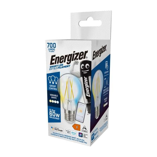 Filament Smart LED Bulb 6.5W Edison Screw