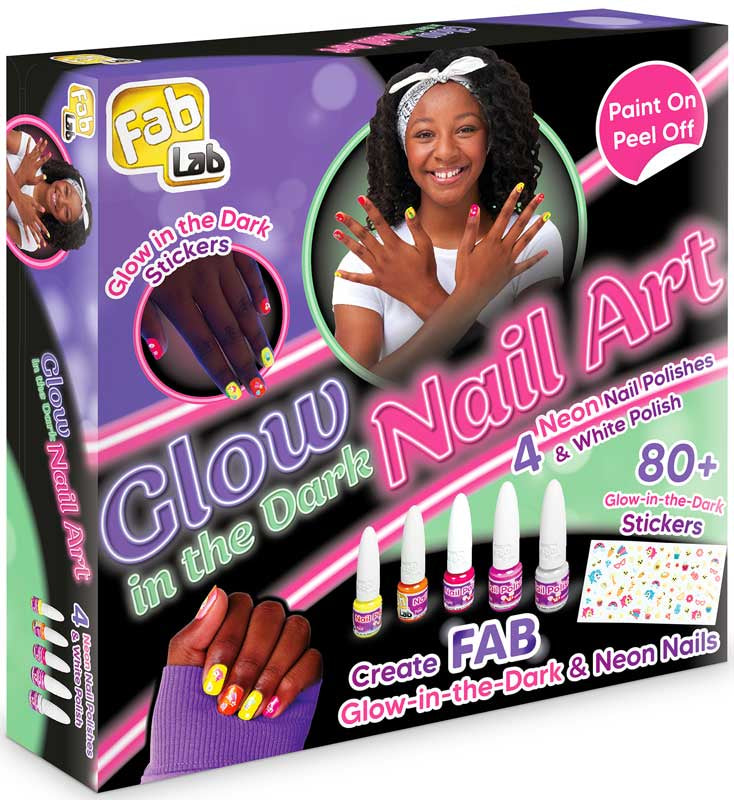 FabLab Glow In The Dark Nail Art