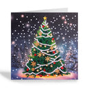 Crystal Art Card 18cm x 18cm - Festive Fir