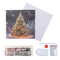 Crystal Art Card 18cm x 18cm - Festive Fir