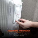 Warmlite Oil Filled Radiator 2000W With Timer