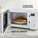 Swan 20L Digital Microwave - White