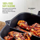 Tower Square Solid Silicone Air Fryer Tray With Divider