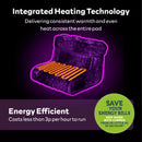 Carmen Electric Heated Foot Warmer