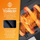 Tower Square Solid Silicone Air Fryer Tray With Divider