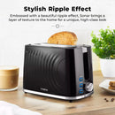 Toaster 2 Slice Sonar Black
