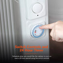 Warmlite Oil Filled Radiator With Timer 2500W