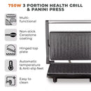 Tower Cerastone Panini Grill