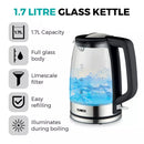 Presto Glass Kettle 1.7L Black