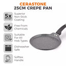 Cerastone Forged Crepe Pan 25cm
