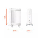 Warmlite Oil Filled Radiator 2000W With Timer