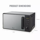 Swan 20L Digital Microwave - Black