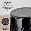 Sonar Set of 3 Canisters in Black