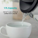 Presto Glass Kettle 1.7L Black