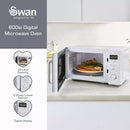 Swan 20L Digital Microwave - White