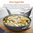 Tower Cerastone Forged Wok 30cm