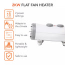 Warmlite Flat Fan Heater 2000W