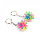 Flashing Spiky Sensory Keychain