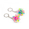 Flashing Spiky Sensory Keychain