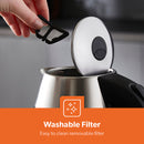 Geepas Illuminating LED 1.7L Kettle - Black