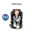 Graco Eldura R129 Car Seat - Midnight Black
