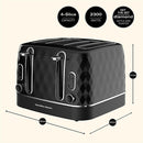 Diamond Hamilton Beach 4 Slice Toaster in Black