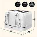 Diamond Hamilton Beach 4 Slice Toaster in White