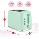 Miami 2 Slice Hamilton beach Toaster in Mojito Mint