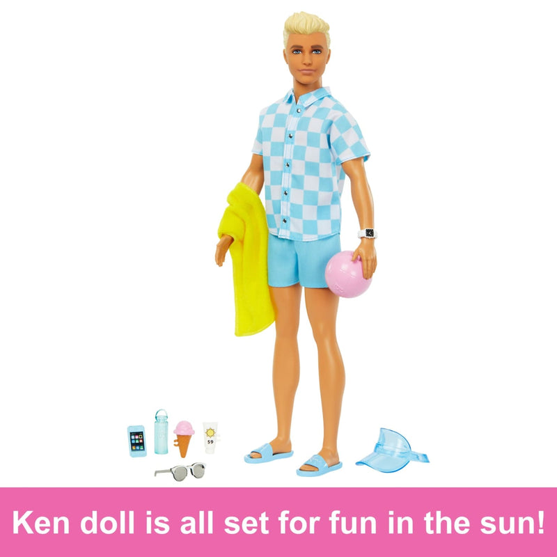 Barbie Movie Ken Beach Doll