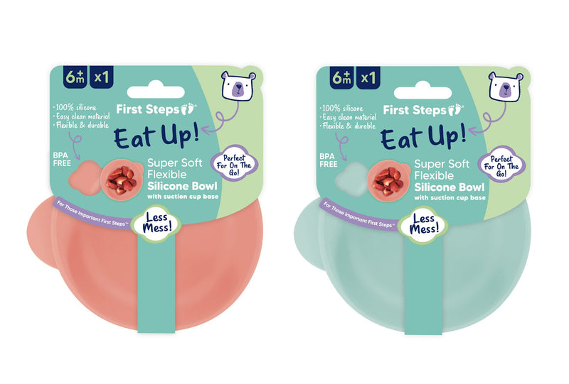 First Steps Supergrip Silicone Suction Bowl - Assorted Colours