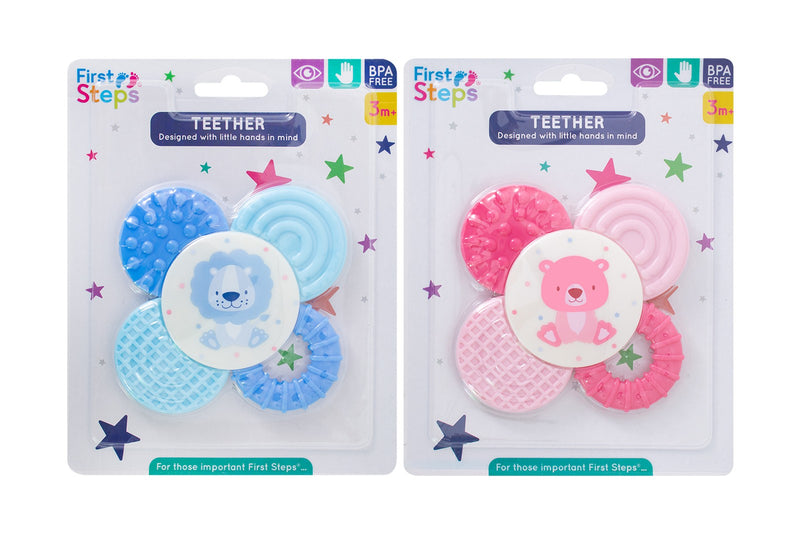 First Steps Multi Texture Teether - Assorted Designs