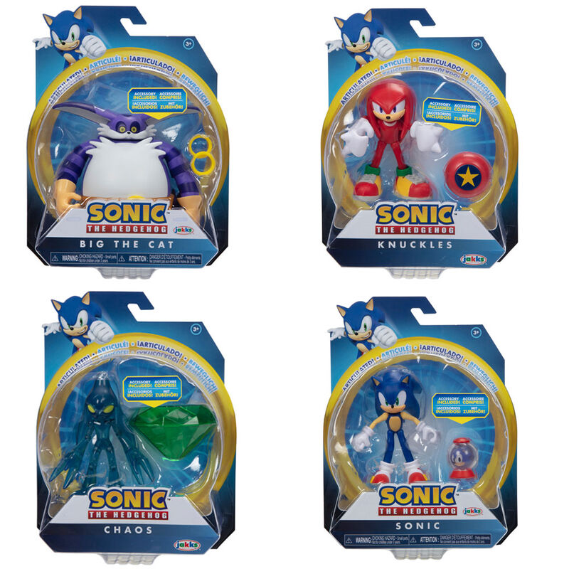 Sonic Figure With Accessory 4in Assorted