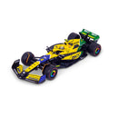 Burago 1:43 F1 Car Mclaren Piastri Senna Helmet