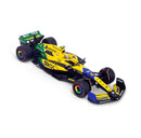 Burago 1:43 F1 Car Mclaren Piastri Senna Helmet