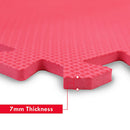 Play Mat Floor Mats 9pce - Pink